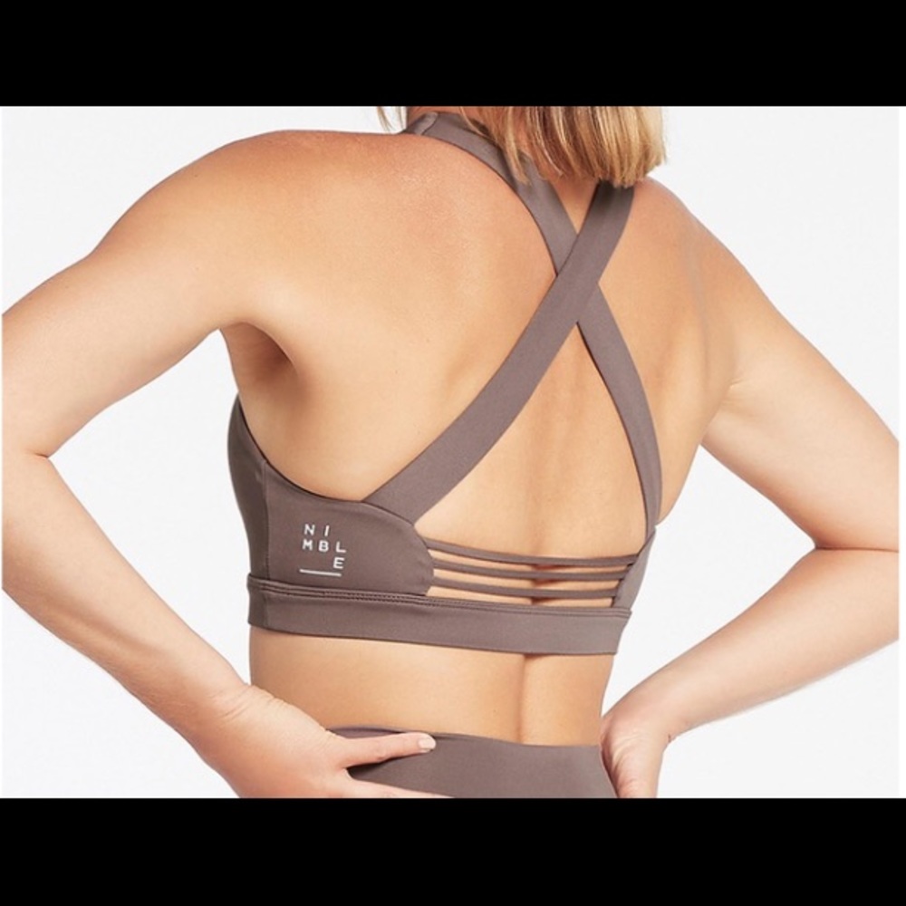 NWT Nimble Sports Bra in Green